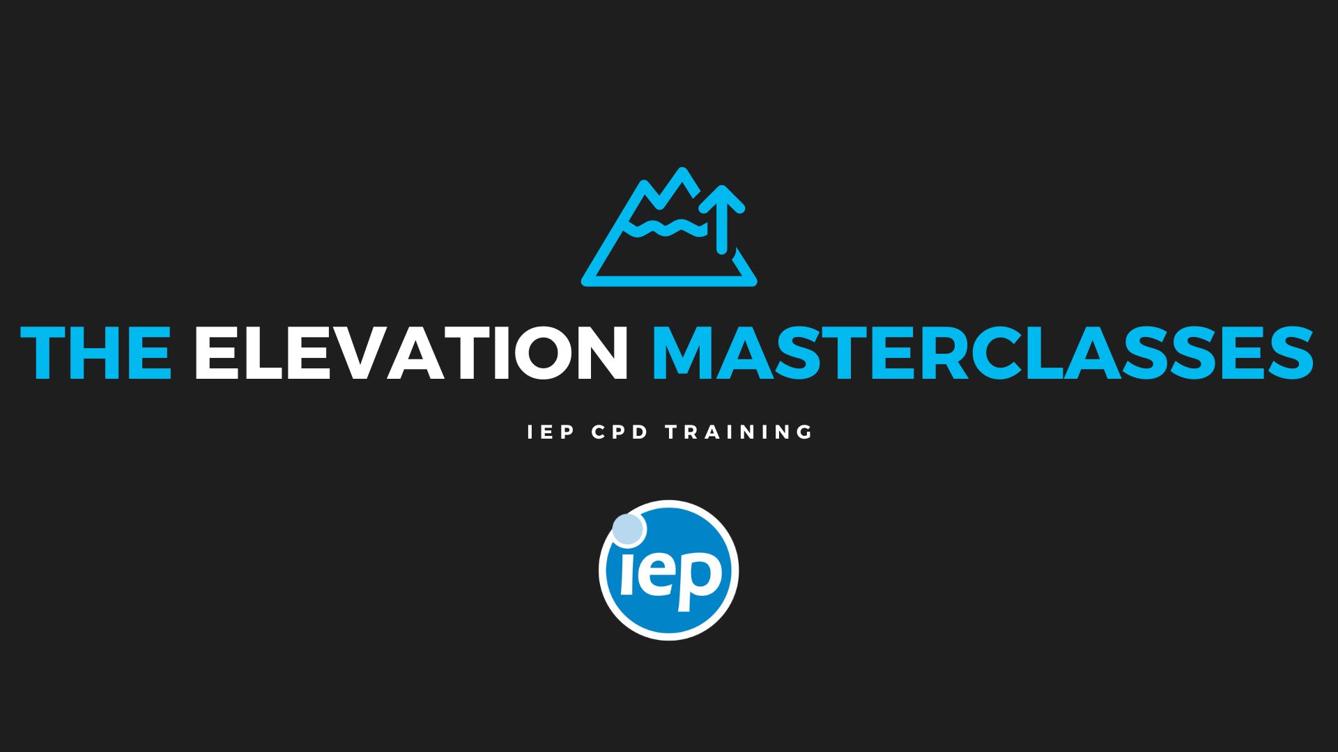 The Elevation Masterclasses